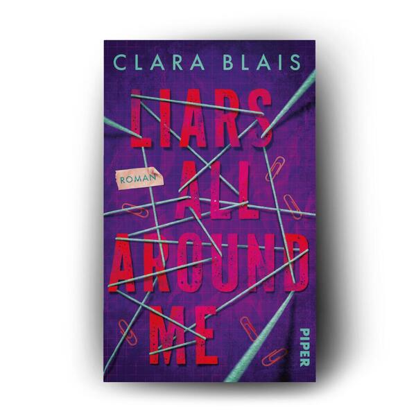 Außenansicht des Buches „Liars all around me“