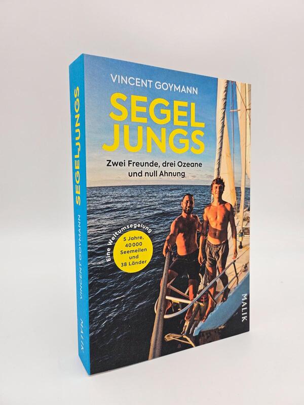 Außenansicht des Buches „Segeljungs“