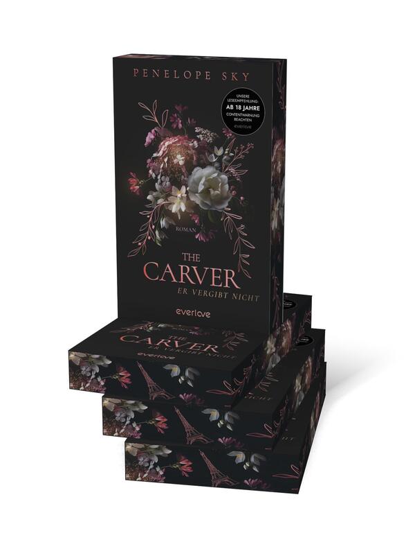 Außenansicht des Buches „The Carver – Er vergibt nicht“