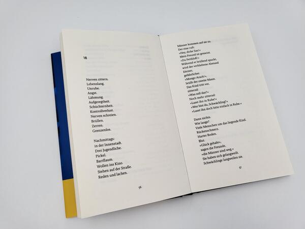 Innenansicht des Buches „Fremd“