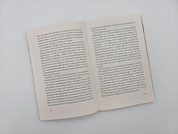 Außenansicht des Buches „Längengrad“