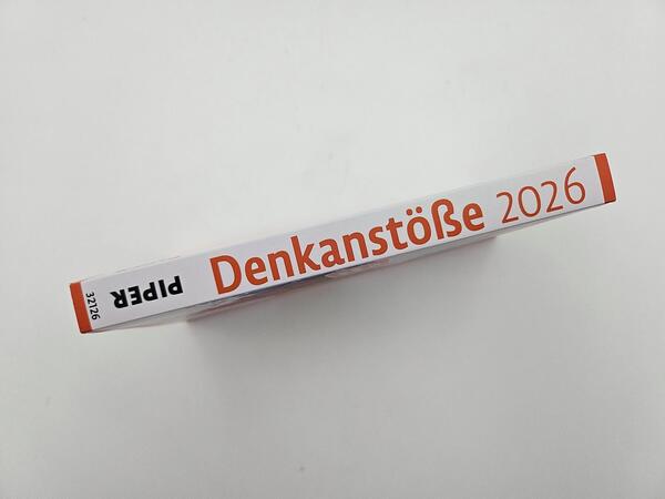 Außenansicht des Buches „Denkanstöße 2026“