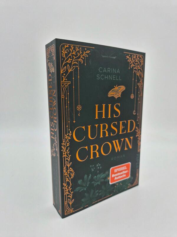 Außenansicht des Buches „His Cursed Crown“
