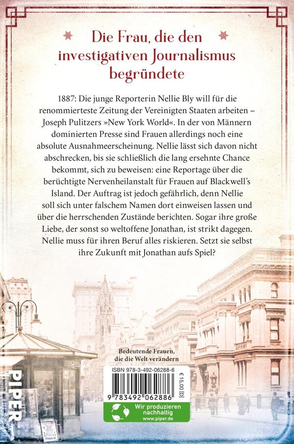 Rückansicht des Buches „Reporterin für eine bessere Welt“