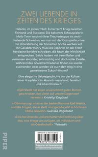 Rückansicht des Buches „Dämmerung“