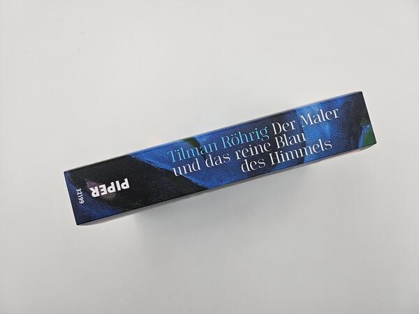 Außenansicht des Buches „Der Maler und das reine Blau des Himmels“