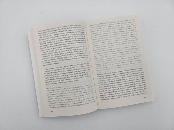 Außenansicht des Buches „Hannah Arendt“