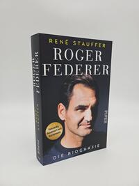 Außenansicht des Buches „Roger Federer“