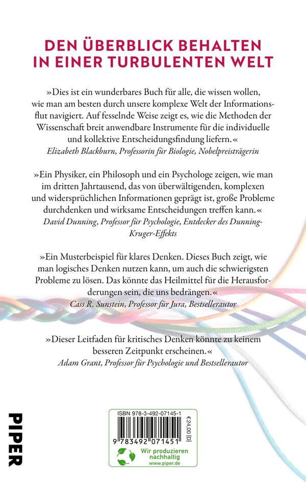 Rückansicht des Buches „Smart Thinking für das dritte Jahrtausend“ 