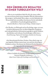 Rückansicht des Buches „Smart Thinking für das dritte Jahrtausend“ 