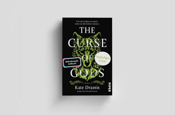Außenansicht des Buches „The Curse of Gods“