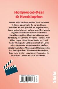 Rückansicht des Buches „How to fake date a Hollywood Star“