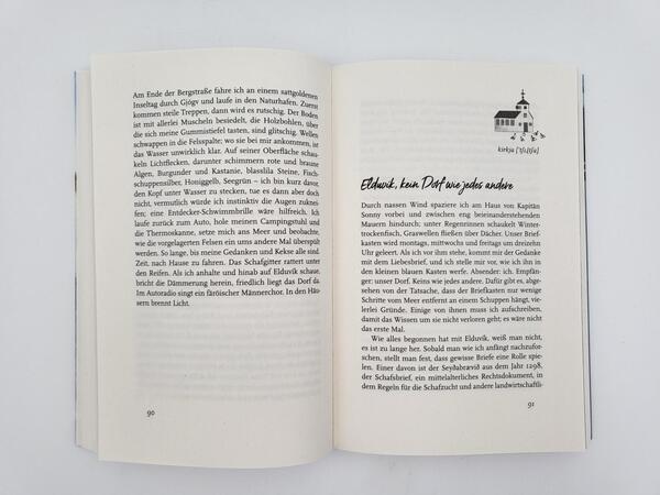 Innenansicht des Buches „Meine wilden Inseln“