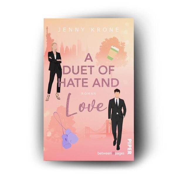 Außenansicht des Buches „A Duet of Hate and Love“