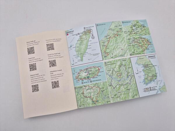 Außenansicht des Buches „Hiking Asia“