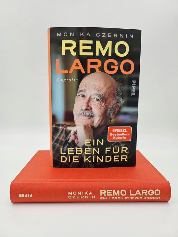 Innenansicht des Buches „Remo Largo – Ein Leben für die Kinder“
