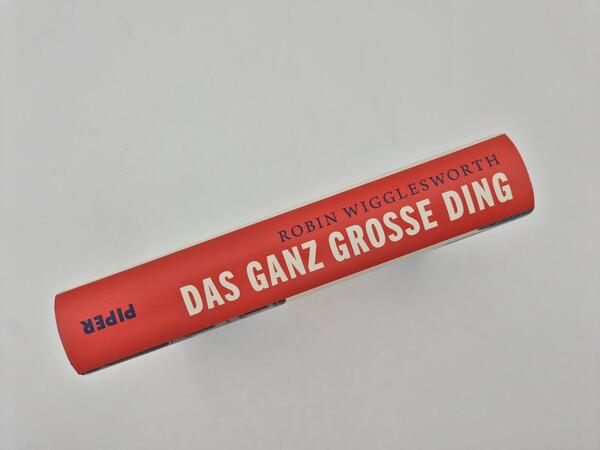 Außenansicht des Buches „Das ganz große Ding“