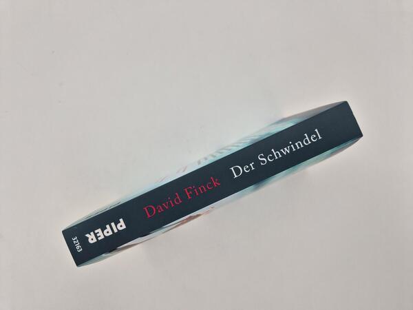 Außenansicht des Buches „Der Schwindel“