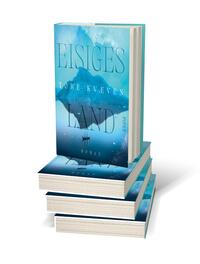 Bücherstapel des Buches „Eisiges Land“