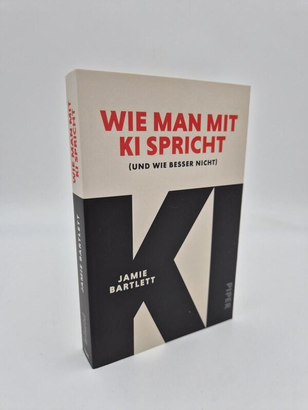 Außenansicht des Buches „Wie man mit KI spricht“
