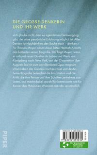 Rückansicht des Buches „Hannah Arendt“