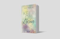 Außenansicht des Buches „Keep on Living“