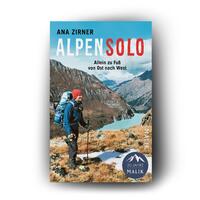 Außenansicht des Buches „Alpensolo“