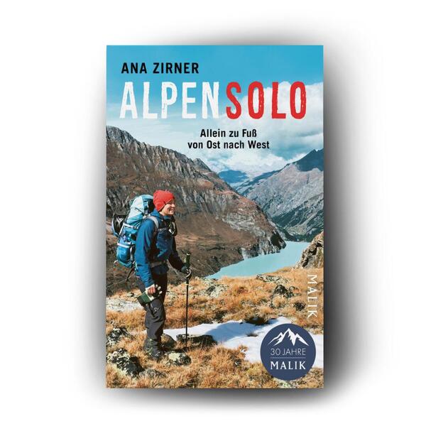 Außenansicht des Buches „Alpensolo“