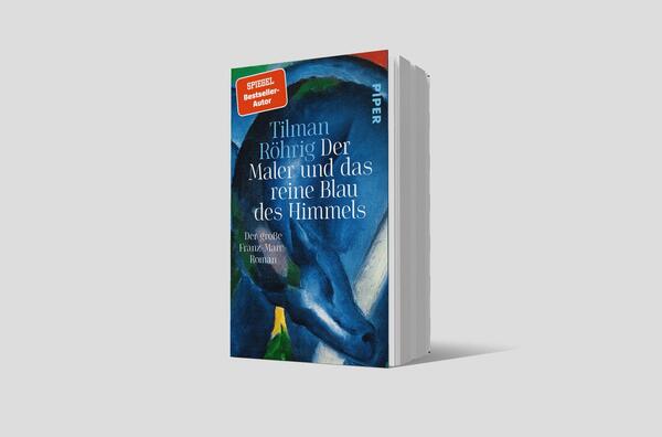 Außenansicht des Buches „Der Maler und das reine Blau des Himmels“