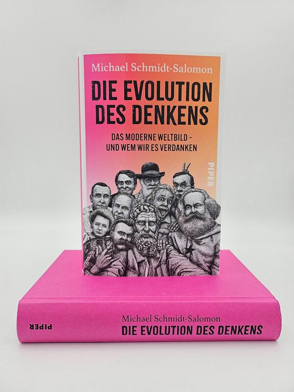 Innenansicht des Buches „Die Evolution des Denkens“