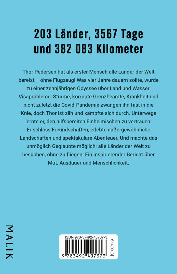 Rückansicht des Buches „The Impossible Journey“
