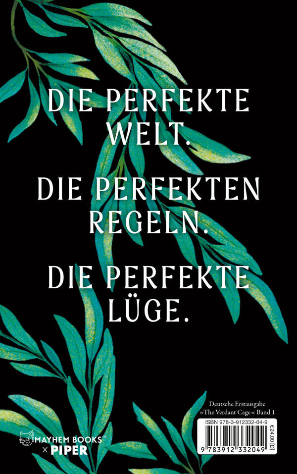 Rückansicht des Buches „The Verdant Cage (Deluxe-Ausgabe)“