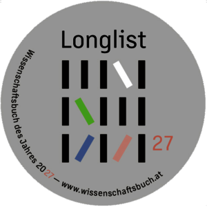 nominiert-Sticker Wissenschaftsbuch des Jahres 2027