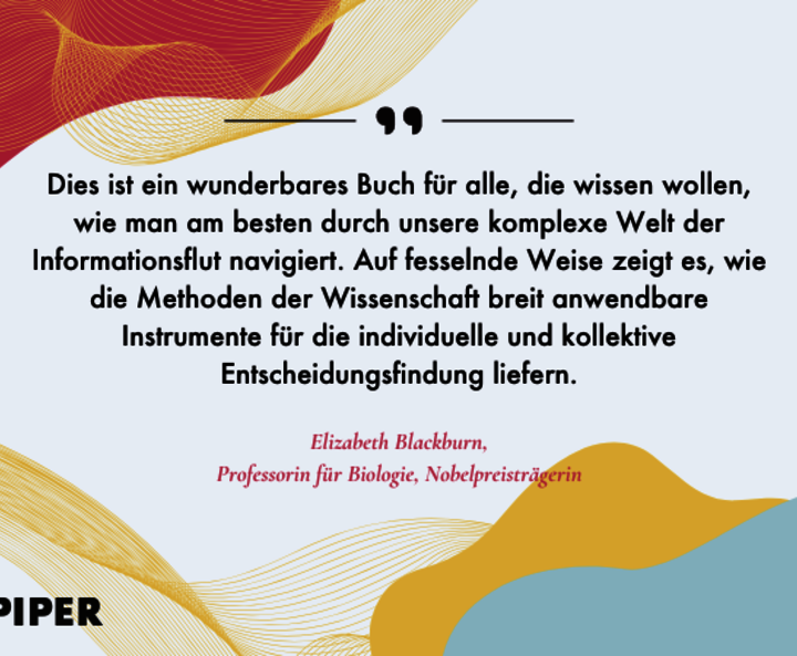 Begeisterte Stimme von Elizabeth Blackburn zu „Smart Thinking für das dritte Jahrtausend“