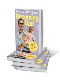 Bücherstapel des Buches „Becoming Dad“