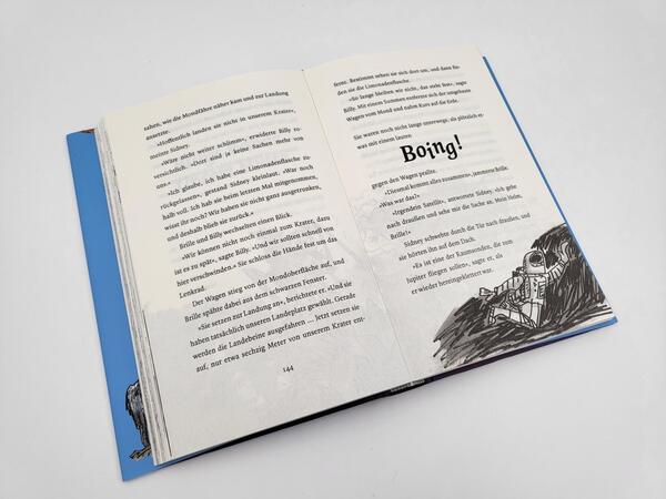 Innenansicht des Buches „Der zerstreute Zeitreisende“