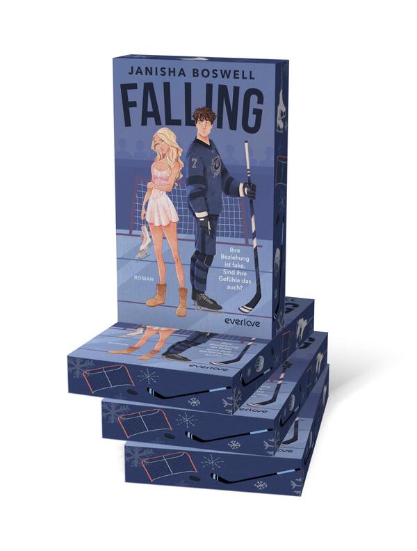 Außenansicht des Buches „Falling – Ihre Beziehung ist fake. Sind ihre Gefühle das auch?“