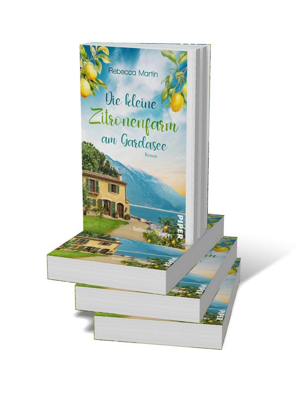 Bücherstapel des Buches „Lemon Blossoms - Die kleine Zitronenfarm am Gardasee“