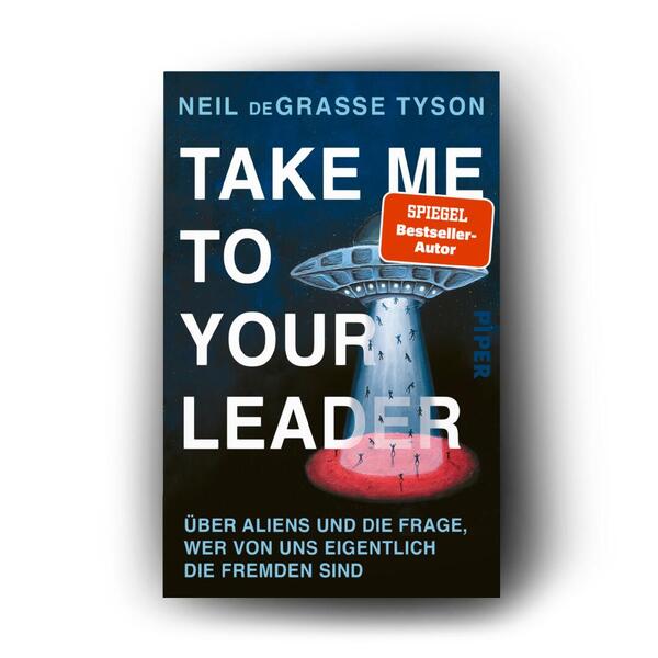 Außenansicht des Buches „Take me to your Leader“