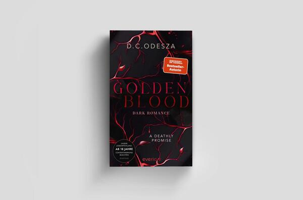 Außenansicht des Buches „Golden Blood – A Deathly Promise “