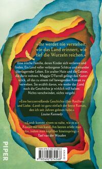 Rückansicht des Buches „Land“
