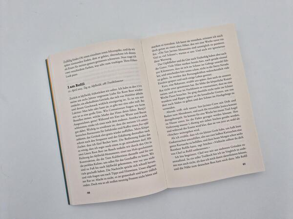 Außenansicht des Buches „7 Millionen Schritte auf dem Pacific Crest Trail“