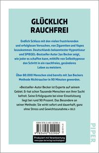 Rückansicht des Buches „Nichtraucher in 90 Minuten“