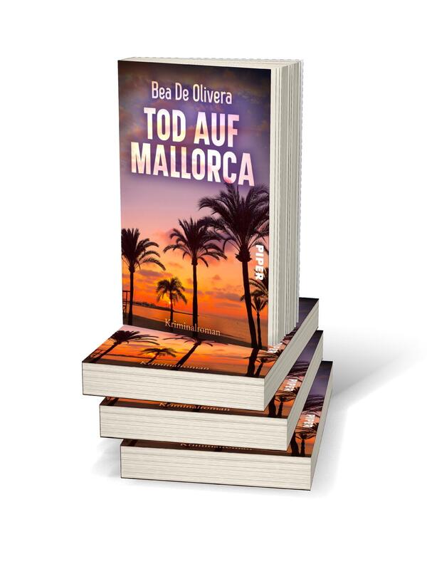 Bücherstapel des Buches „Tod auf Mallorca“