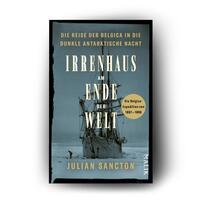 Außenansicht des Buches „Irrenhaus am Ende der Welt“