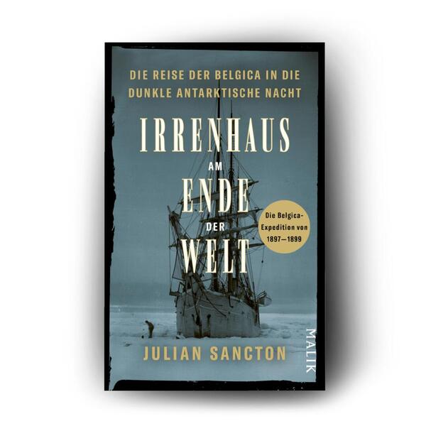 Außenansicht des Buches „Irrenhaus am Ende der Welt“