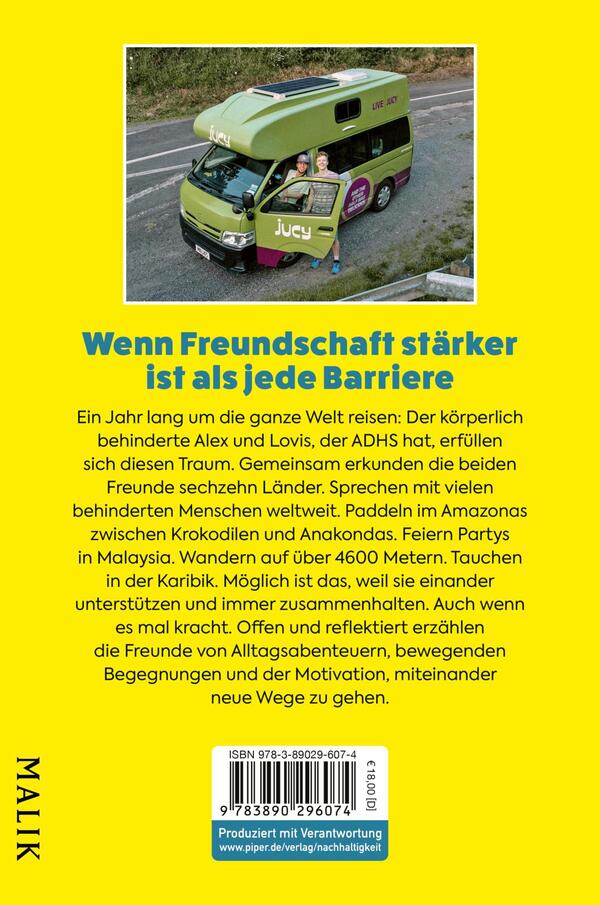 Rückansicht des Buches „Die Reise unseres Lebens“