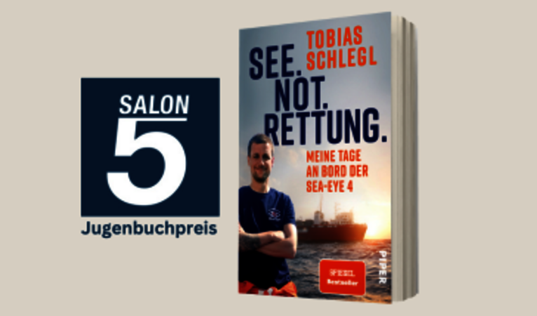 Salon5 Jugenbuchpreis für Tobias Schlegl
