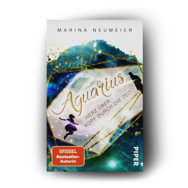 Außenansicht des Buches „Aquarius – Herz über Kopf durch die Zeit“