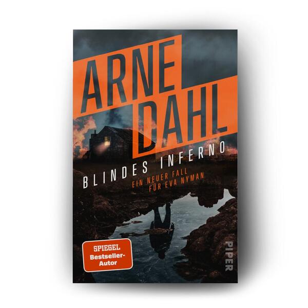 Außenansicht des Buches „Blindes Inferno“